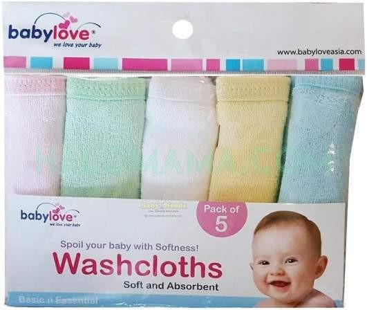 Babylove Cotton Washcloths  5 sheet / 10 sheet| Handkerchief|Halomama - HALOMAMA.com