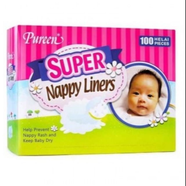 Pureen Super Nappy Liner 100PCS