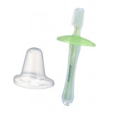 Simba Patented Silicone Toothbrush (Green/Orange/Blue)