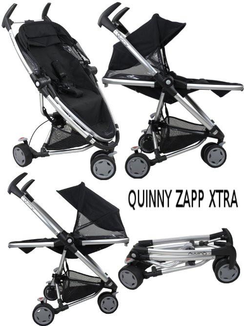 Quinny Zapp Xtra Stroller + Maxi Cosi Infant Carrier Cabriofix