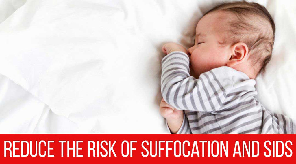 how to reduce the risk of SIDS (Sudden infant death syndrome) and suffocation