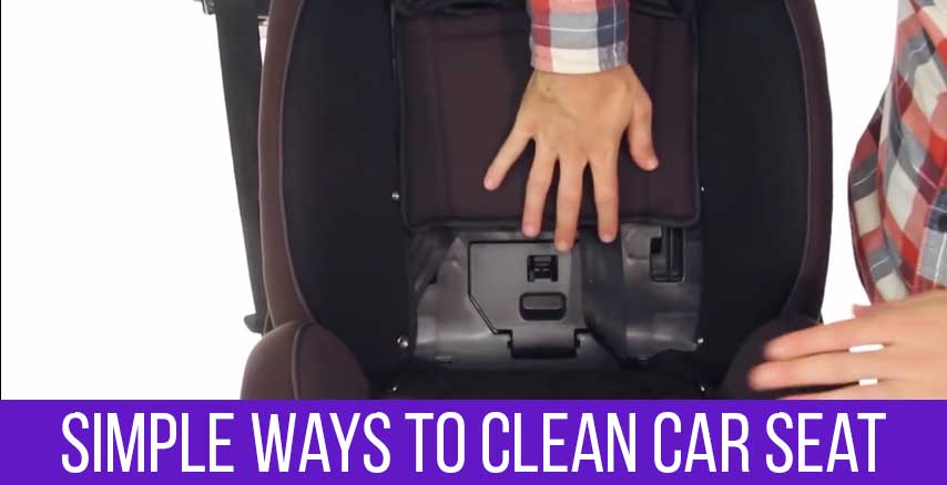 how to clean baby car seat
