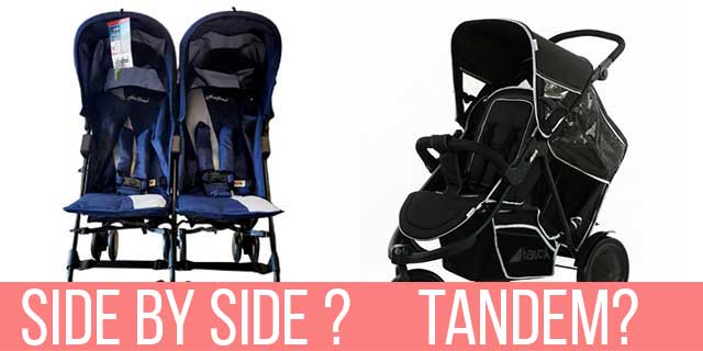 Twins Stroller : Side by Side VS Tandem Stroller