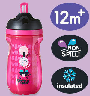 Tommee Tippee Insulated Straw Cup 12M+