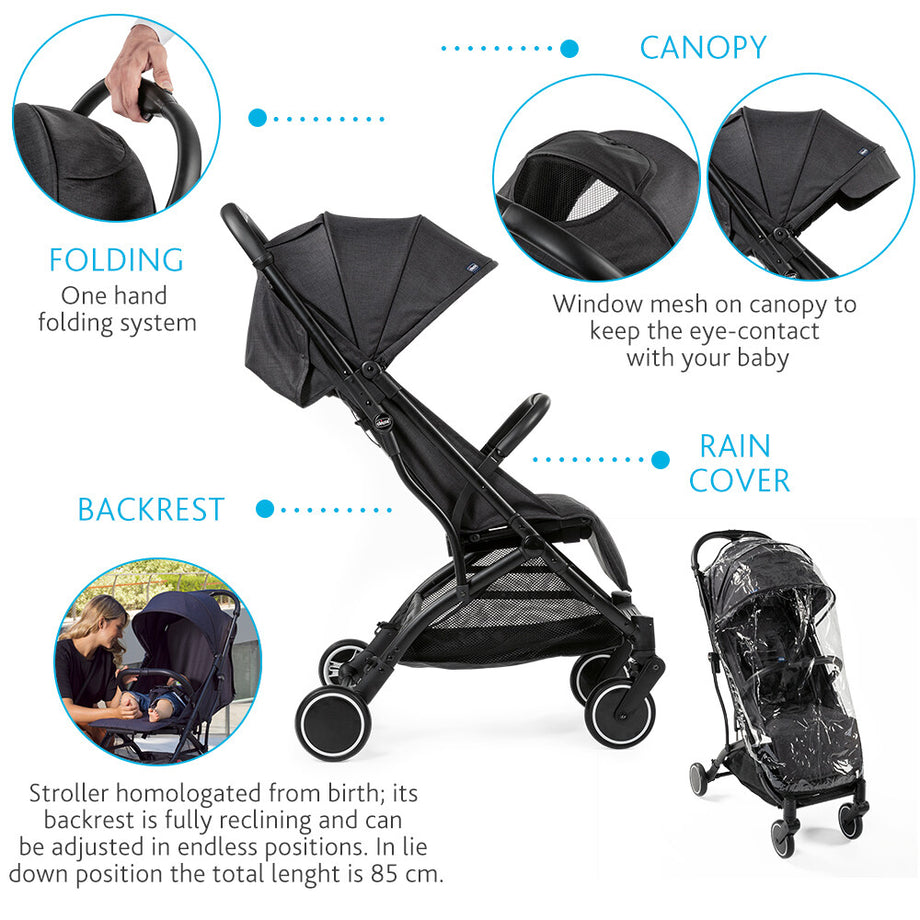 Chicco Trolleyme Stroller 0m+ 0-15Kg – - Main Image