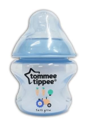 TOMMEE TIPPEE CTN TINTED BOTTLE PK1-BULK PACKAGING 150ML/5OZ BLUE (LOOSE PACK)| baby bottles|TOMMEE TIPPEE - HALOMAMA.com