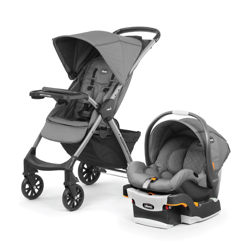 CHICCO MINI BRAVO PLUS TRAVEL SYSTEM (COLOUR: SLATE / MIDNIGHT) **MYSTERY CHICCO FREE GIFT| Travel System|Chicco - HALOMAMA.com