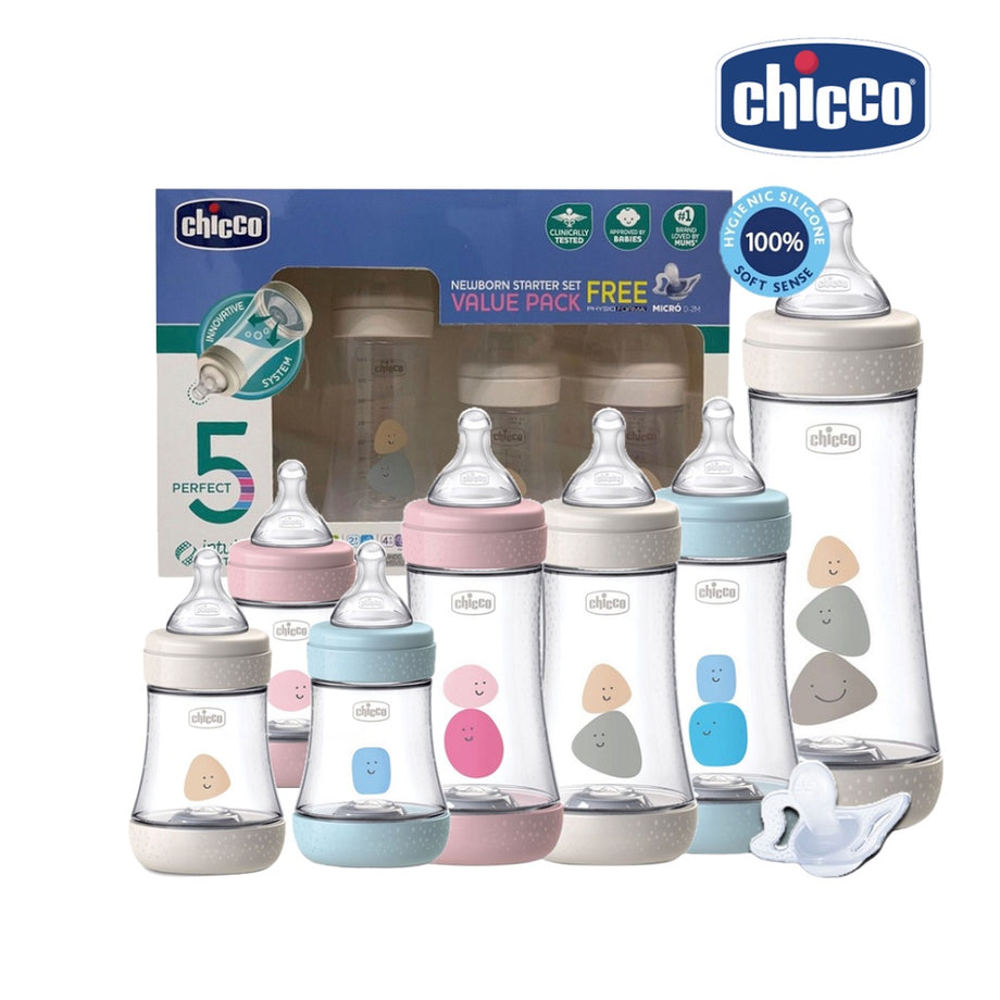 Chicco Perfect Feeding Bottle Newborn Value Pack| Baby Feeding